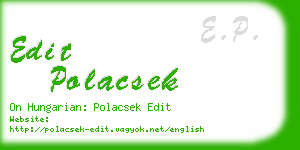 edit polacsek business card